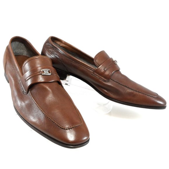 NIB$550 Bruno Magli Rosarbio Leather Flex Loafer Slip-On Dress Men's Shoes 13 - Picture 15 of 15